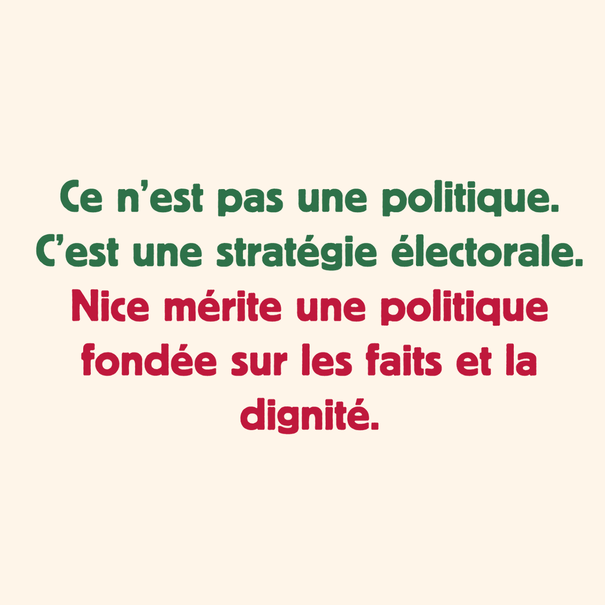 lapres06's tweet photo. Un rempart, ce n’est pas quelqu’un qui répète les mots de l’extrême droite.Nice mérite un vrai rempart.Pas Estrosi. #UnisPourNice #Municipales2026 #Nice06 #NiEstrosiNiCiotti https://t.co/EdUceg30FU