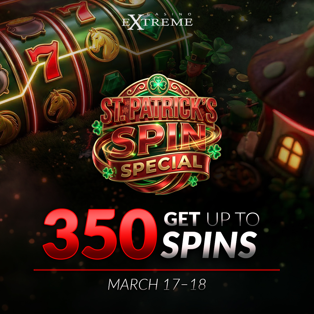 Extreme Casino games lobby and promotional banners