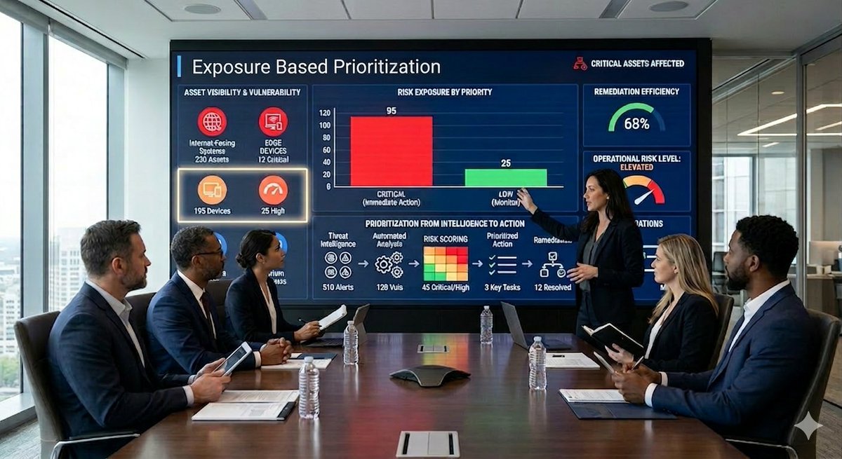 hackerstorm's tweet photo. Why Vulnerability Management Needs to Change in 2026

Patching everything is no longer viable. Exposure-based prioritization is the new standard. Learn why exposure-based prioritization is replacing CVSS-driven patching here; https://t.co/F3lS9SdFtC

#vulnerabilitymanagement #CVSS #CISA #KEV #EPSS #PatchManagement #Cybersecurity #InfoSec #Hackerstorm