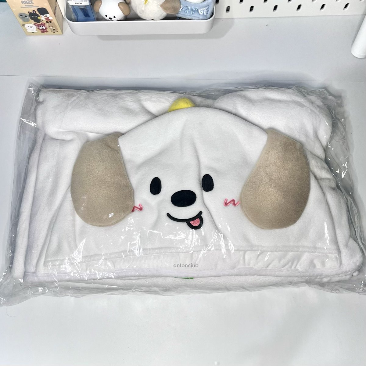 my meongryongie blanket is finally here 🥹🩷