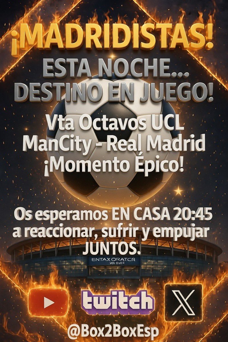 Box2Box España tweet media