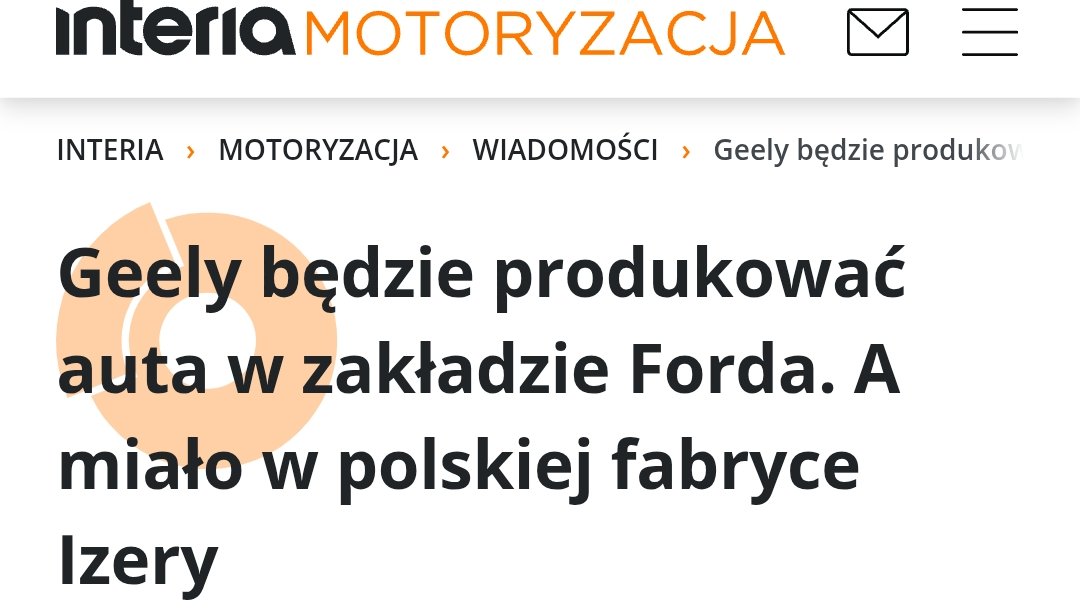 Geely czekało długo, aż Polski rząd wyjai się z projektem Izery i przede wszystkim ze środkami z KPO. A że się nie wyjaił aż do dziś, to Chińczykom puściły nerwy, za co głowami zapłaciło kilku europejskich menedżerów koncernu.

To pokazuje jak ważny projekt był to dla właściciela