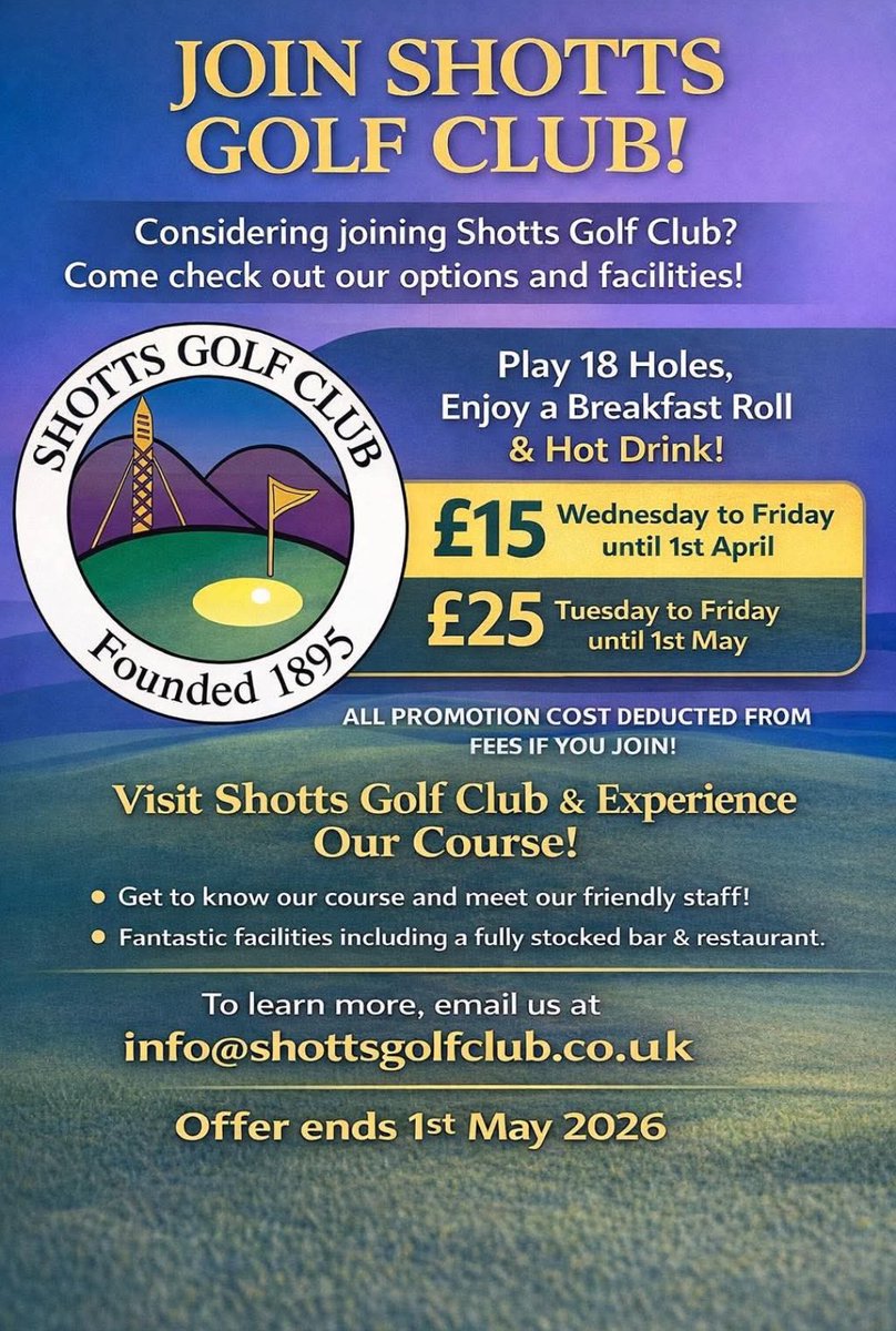 Shotts Golf Club tweet media