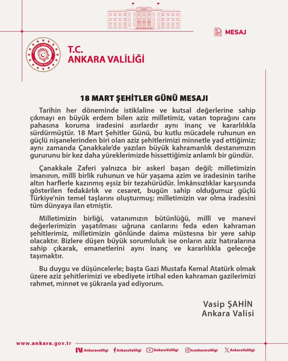 T.C. Ankara Valiliği tweet media