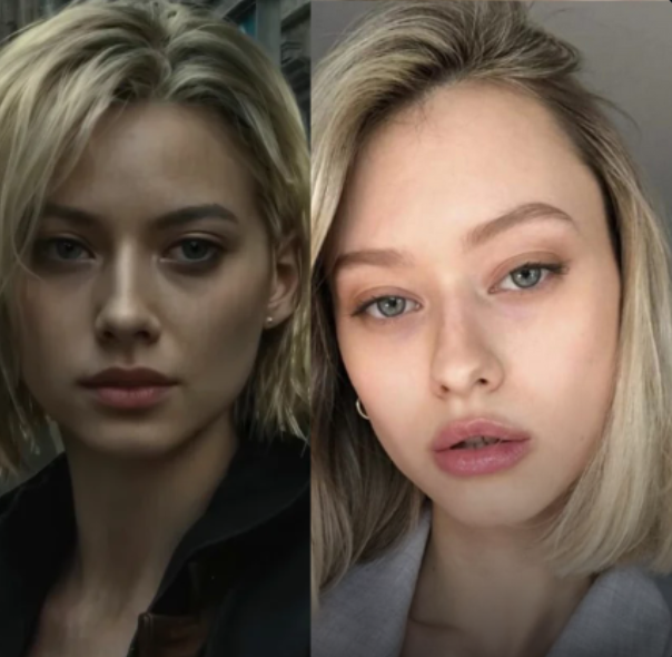 eduardohrm's tweet photo. @CMoney4Ever The AI did a pretty good job, considering the real model of Grace https://t.co/Fheopp3VJo