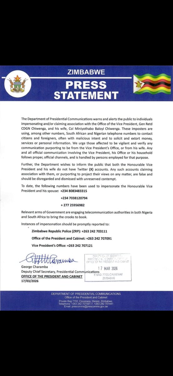 Nick Mangwana tweet media