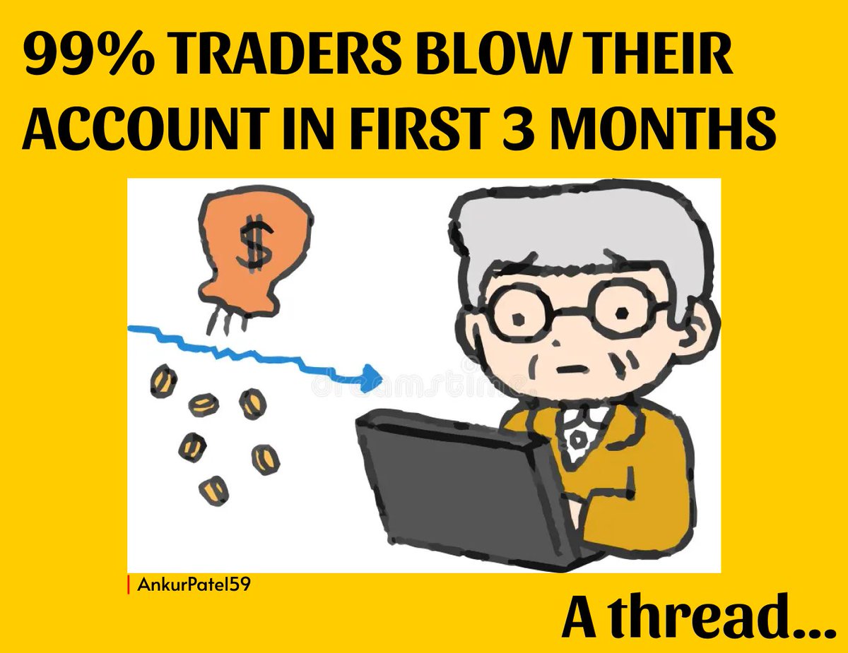 AnkurPatel59's tweet photo. I've seen traders with great setups blow up their accounts.

Every single time it came down to the same thing - no real risk management process.

Here are the rules I'd build that process around. 🧵 https://t.co/pattdk9smV