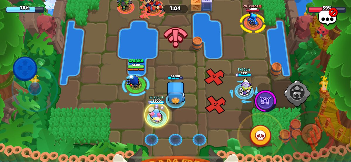 Gf_saka's tweet photo. Fix you fck game @supercell @BrawlStars 
Not even playable https://t.co/ihdkE96Its