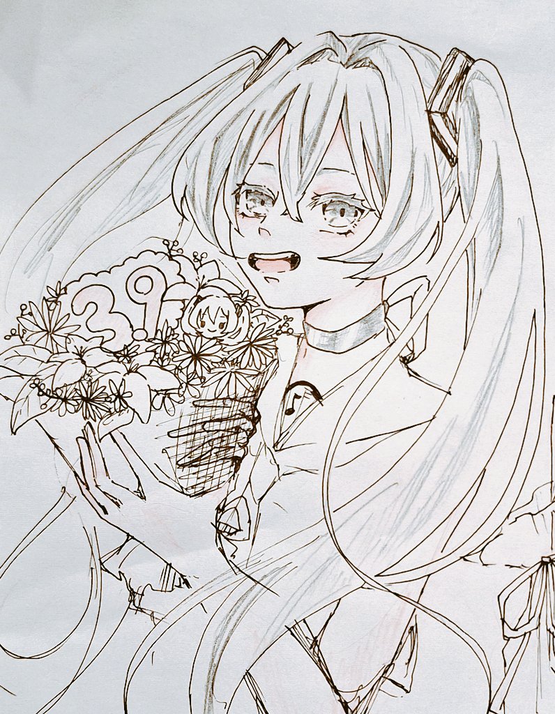 手が変なところから…
消しきれなかった……笑
#イラスト