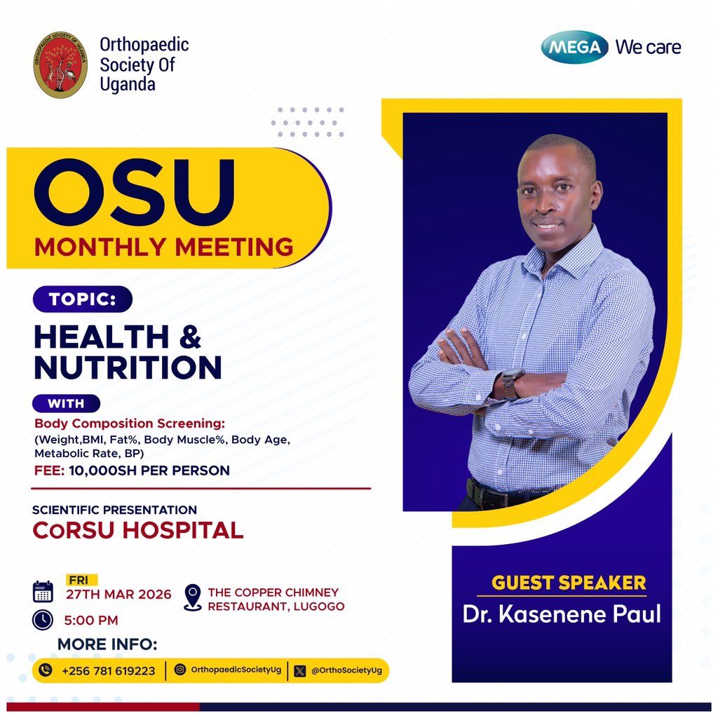 Orthopaedic Society of Uganda tweet media
