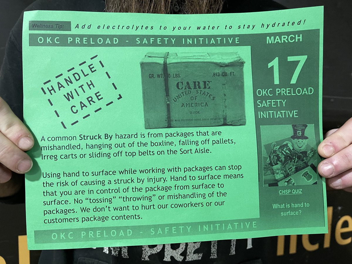 UPS OKC Preload tweet media