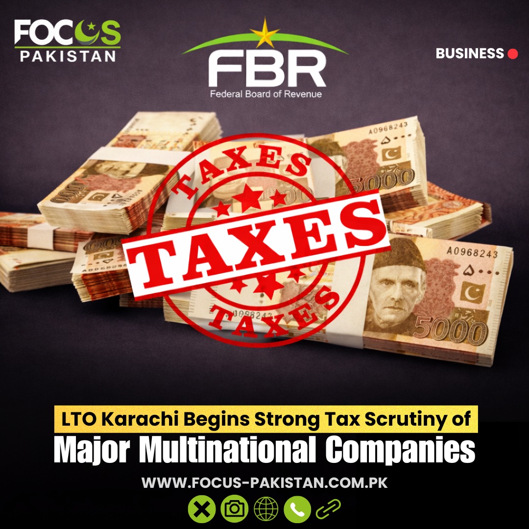 Focusp_official's tweet photo. LTO Karachi tax scrutiny has expanded after the Federal Board of Revenue transferred several important cases of multinational companies to the Large Taxpayers Office in Karachi.
https://t.co/QJ4OWaHM2z
#FocusPakistan #LTOKarachi #FBR #TaxScrutiny #PakistanTax #CorporateTax https://t.co/9L4nmu0KuP
