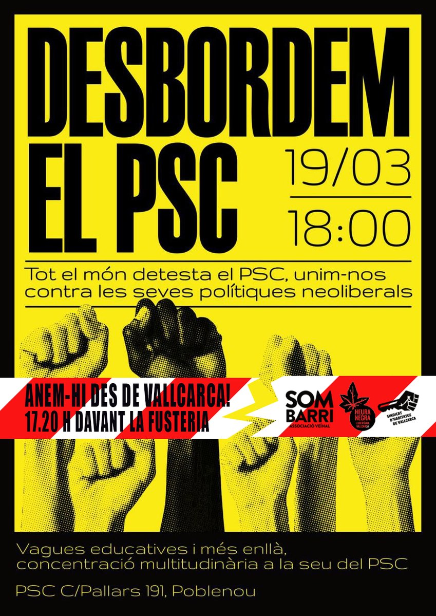 Sindicat d'Habitatge de Vallcarca tweet media