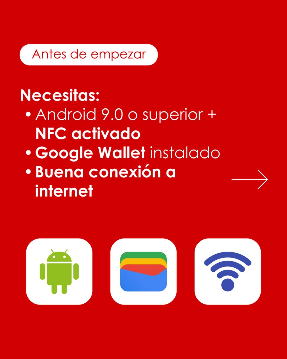 CRT_Madrid's tweet image. ¡Digitaliza YA tu Tarjeta Transporte y llévala siempre en el móvil!

Te contamos cómo conseguirlo en solo 4 pasos. 😉👍

#CRTM #Transportes #Digitalización #ComunidadDeMadrid