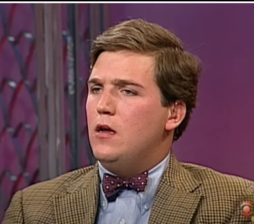 Bobby Rutledge Just a reminder that for like a decade, Tucker Carlson wore a bow tie ...