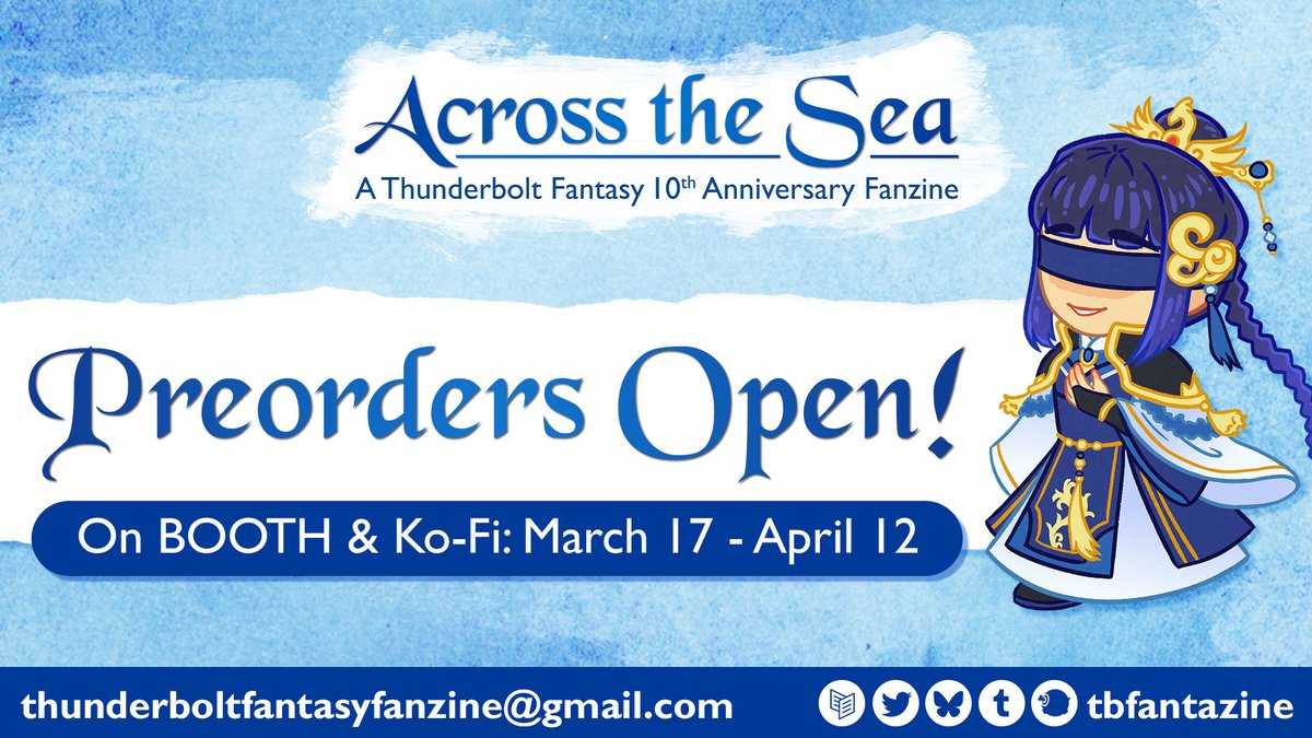Across the Sea: A Thunderbolt Fantasy Fanzine tweet media