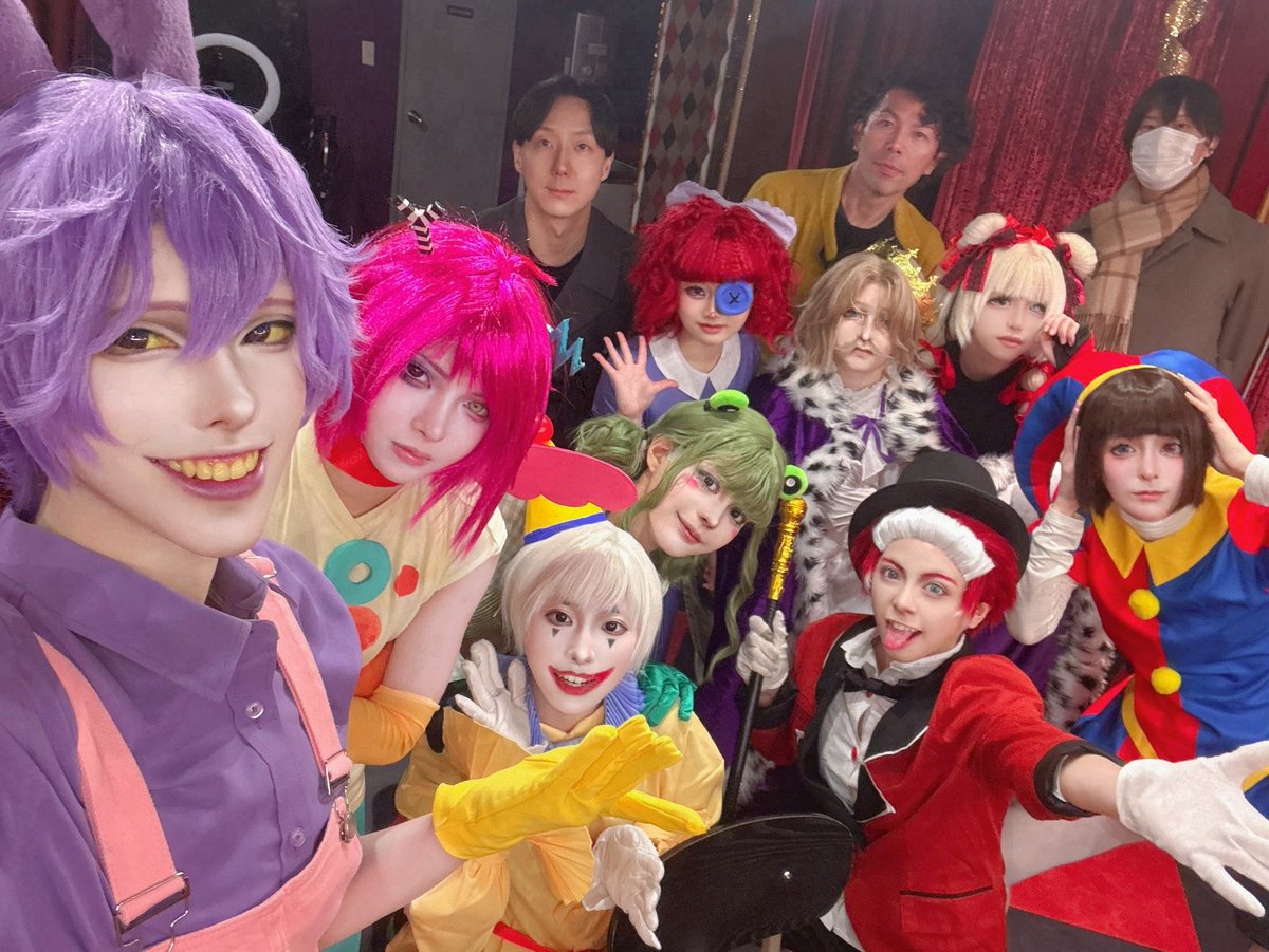 全員でバグり散らかして来ました‼️
3/20が楽しみですね🎪
 #アメイジング激メロサーカス団0315
