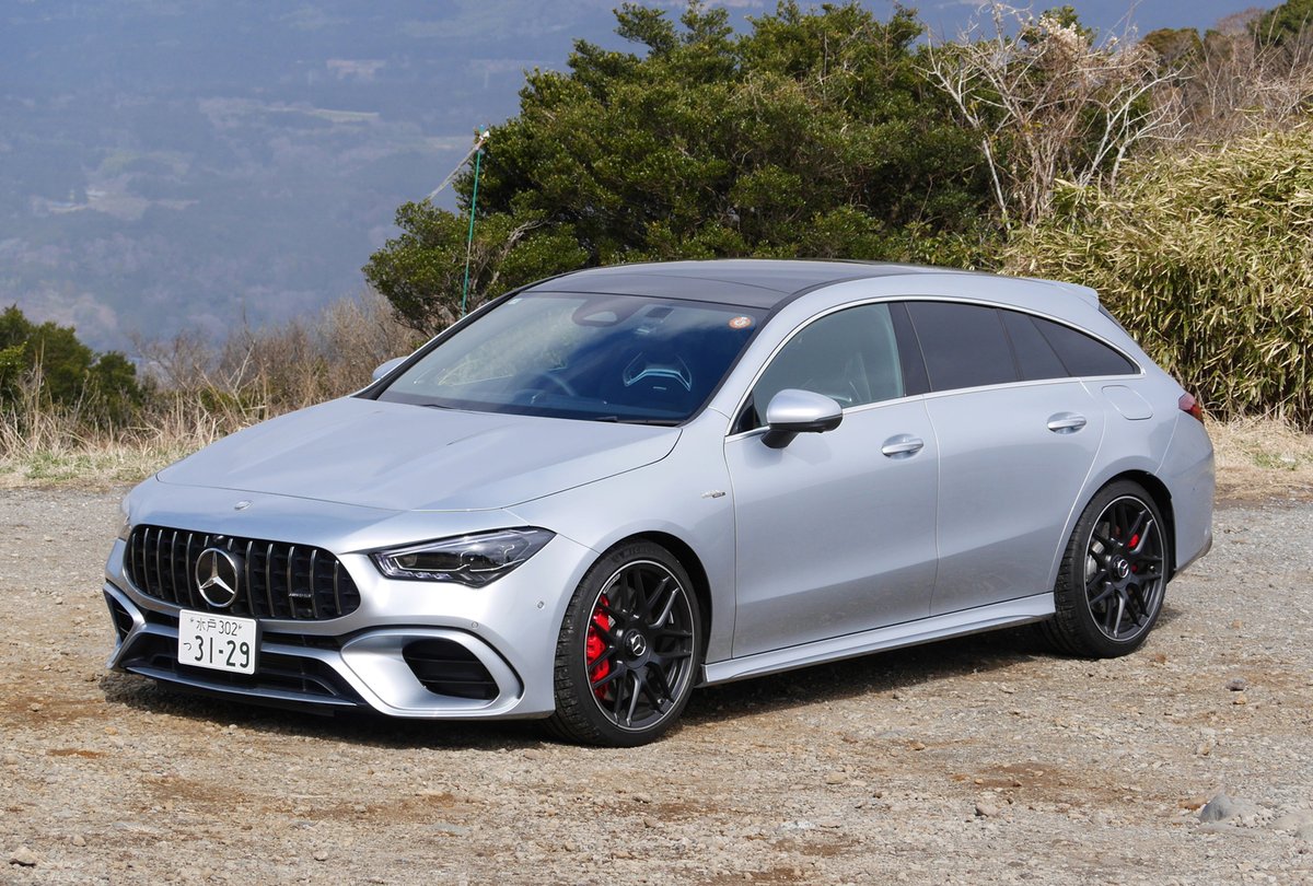 responsejp's tweet image. 【メルセデスAMG CLA 45S シューティングブレーク 新型試乗】421psを隠した、まさに「能ある鷹」…中村孝仁
response.jp/article/2026/0…

#試乗記 #メルセデスベンツ #CLA #メルセデスAMG #試乗記