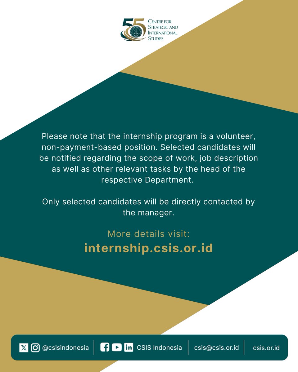 CSIS Indonesia tweet media