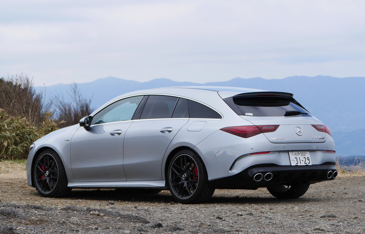 responsejp's tweet image. 【メルセデスAMG CLA 45S シューティングブレーク 新型試乗】421psを隠した、まさに「能ある鷹」…中村孝仁
response.jp/article/2026/0…

#試乗記 #メルセデスベンツ #CLA #メルセデスAMG #試乗記