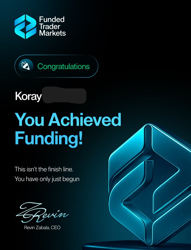 Hesabı funded yaptık buraya kadar olan süreç çok olumlu ve güzel geçti şimdi sıra anlattıkları gibi saniyeler içinde hızlı ödemeler alabilecekmiyim görücez yakında duyuru geçerim. <a href="/FTMarketslive/">Funded Trader Markets</a> 

Sizlerde denemek isterseniz bize özel olan %60 indirimli "KORAY" kodunu tüm