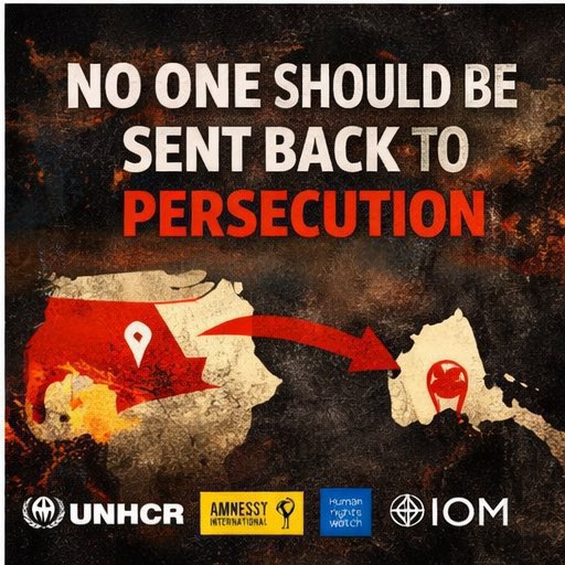 NhameduBrg3298's tweet image. No tolerance for abuse without accountability. Protection is life-saving, deportation is life-threatening. Grant humanitarian access now. @UN @amnesty @hrw #TransnationalRepression #JusticeForEritreanRefugees #BlueRevolution @UNHCR @Refugees #StopRefoulement #HumanRights