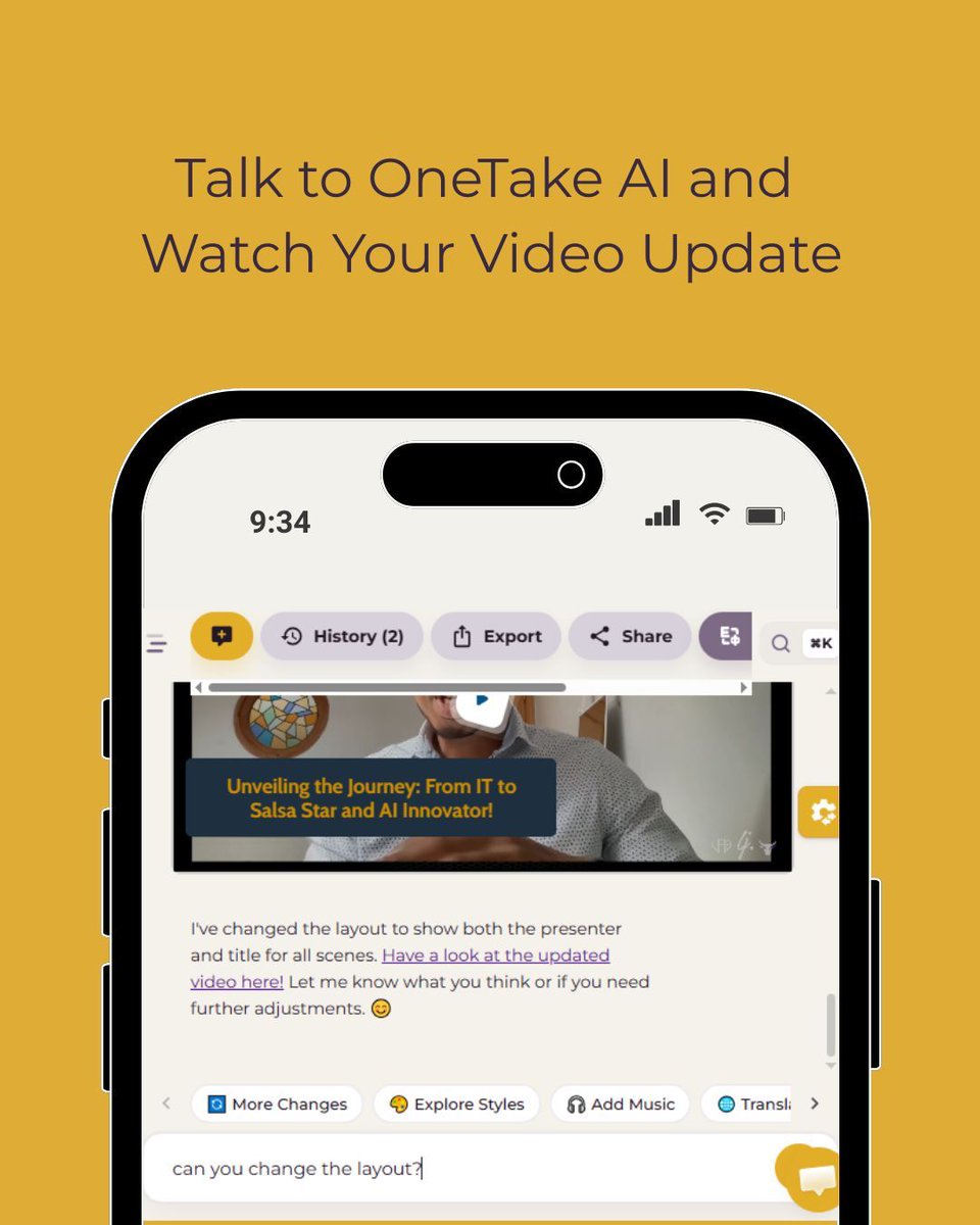 OneTake AI tweet media
