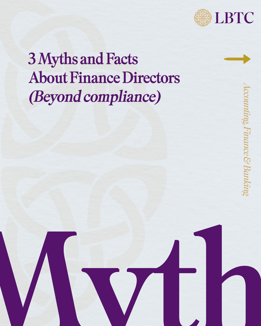 lbtc_uk's tweet image. 💼 Finance Director: Myths vs Facts

Elevate your skills in finance leadership with LBTC. Our LBTC Finance programmes provide comprehensive training for finance professionals at every level.
Enrol your seat at 🌐🔗 lbtc.co.uk

#MythAndFact #LBTC #UK #London