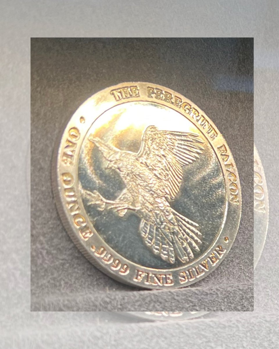 bairdmint's tweet photo. #COTW 🪙

This 1oz silver round features the peregrine falcon, struck in fine silver.

Bold wildlife design on the front, Baird &amp; Co. weight details on the reverse.

A solid choice for silver collectors and stackers alike 🦅

#Gold #Silver #Bullion #PreciousMetals #InvestInGold https://t.co/2bpnYuclK4