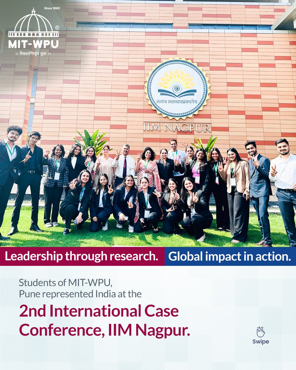 MIT World Peace University, Pune tweet media