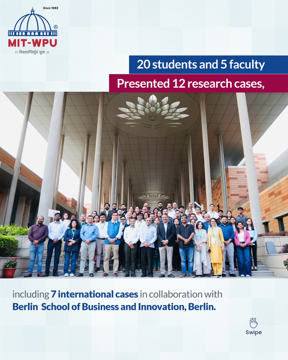 MIT World Peace University, Pune tweet media