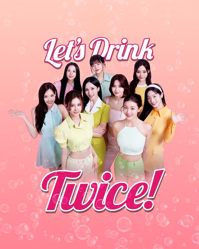 They could have used this (with Teazen's approval of course) put their 7/11 and Teazen's logo on it and a quick disclaimer on why Jeongyeon's flavour is not available. Or anything that they can muster to show all the "9" members.