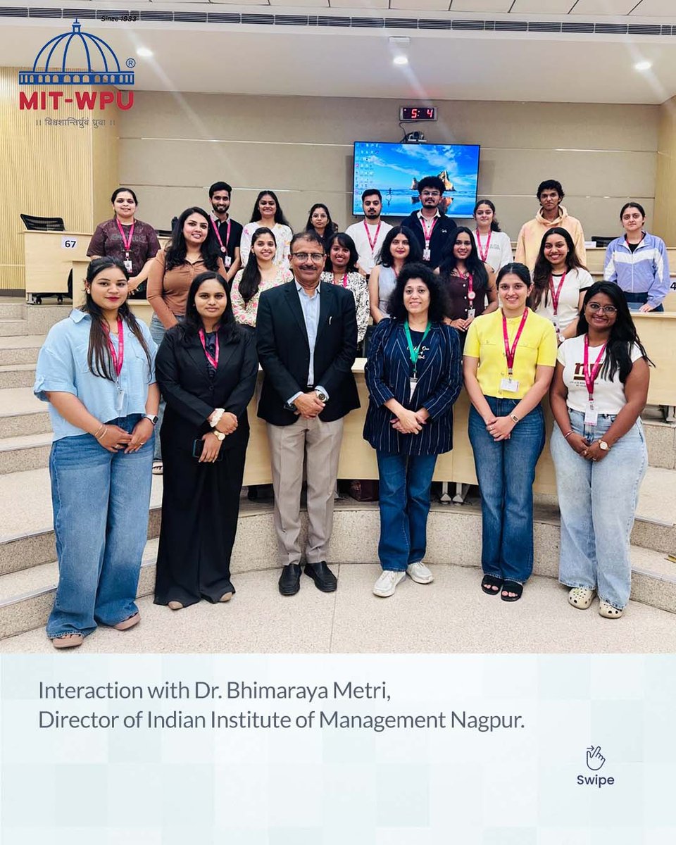 MIT World Peace University, Pune tweet media