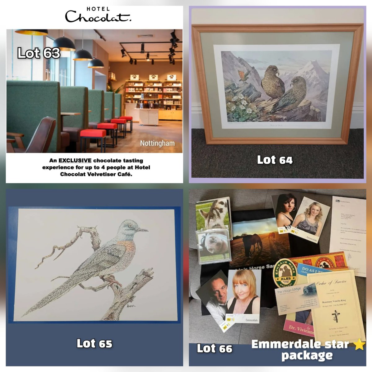 Nesquik1962's tweet image. Have you looked at the #Auction on Facebook for #rescues &amp;amp; #sanctuary for #Pets &amp;amp; #Wildlife 
#HelpAnimalsUK 
Here are some of the great lots on offer. Prices are varied depending but there's something for everyone's wallet. #Hats, #Bags, #Paintings, #Jewellery,  #Books, #Tours