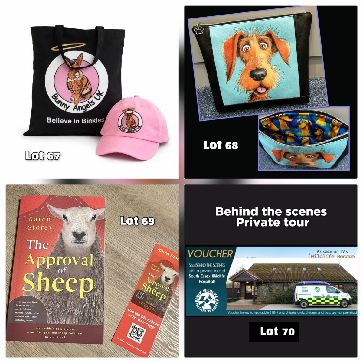 Nesquik1962's tweet image. Have you looked at the #Auction on Facebook for #rescues &amp;amp; #sanctuary for #Pets &amp;amp; #Wildlife 
#HelpAnimalsUK 
Here are some of the great lots on offer. Prices are varied depending but there's something for everyone's wallet. #Hats, #Bags, #Paintings, #Jewellery,  #Books, #Tours
