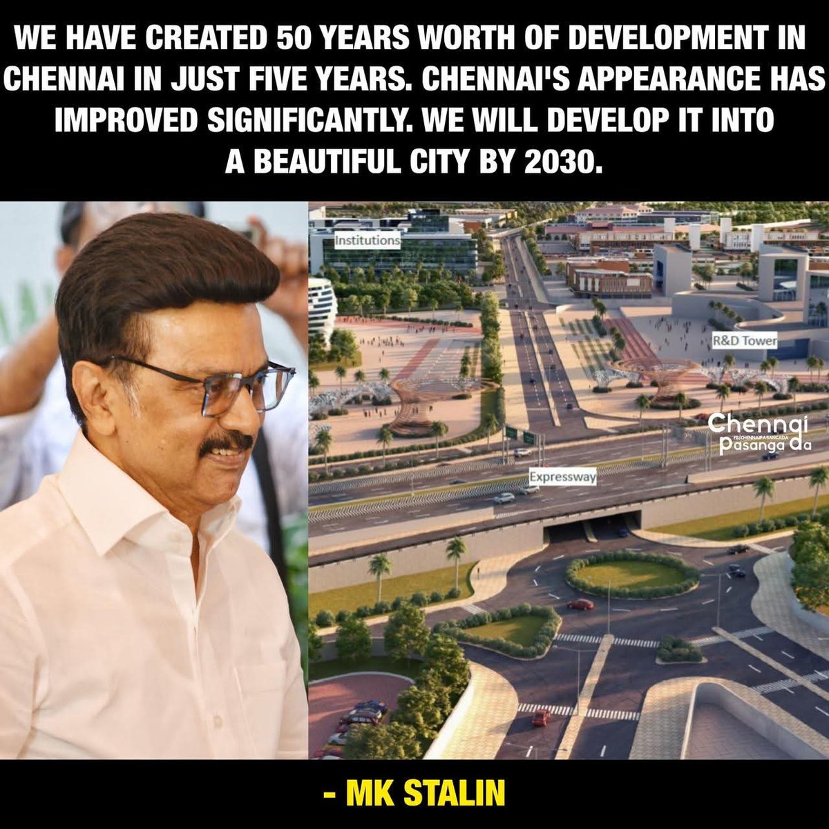 > In these 5 years, MKS has been everywhere —
every district, every taluk, every village of Tamil Nadu.

Every individual has seen him, read about him, or heard of him — everywhere.

His face is familiar to everyone, from toddlers to the elderly across Tamil Nadu.

Such