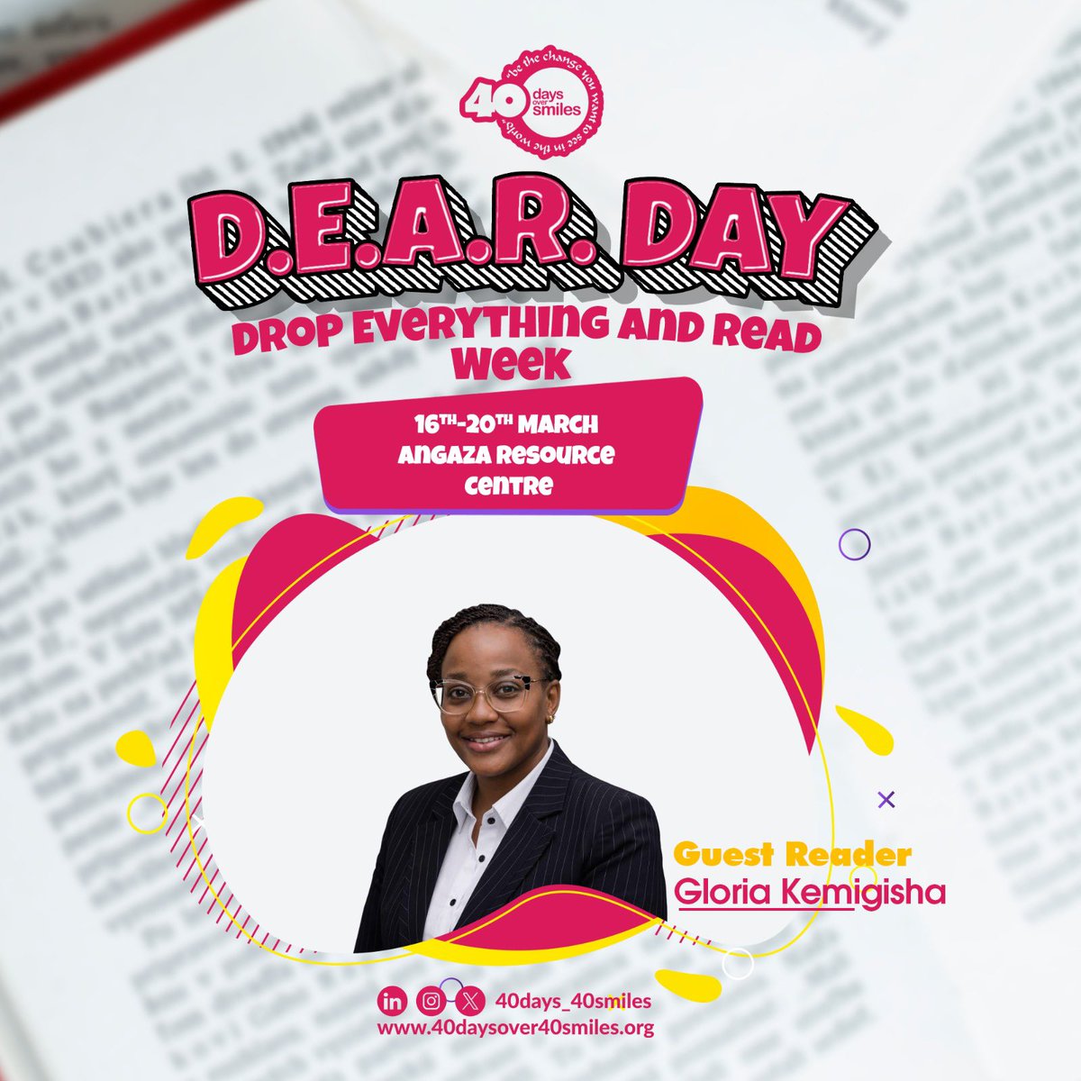 40 days_40 smiles tweet media