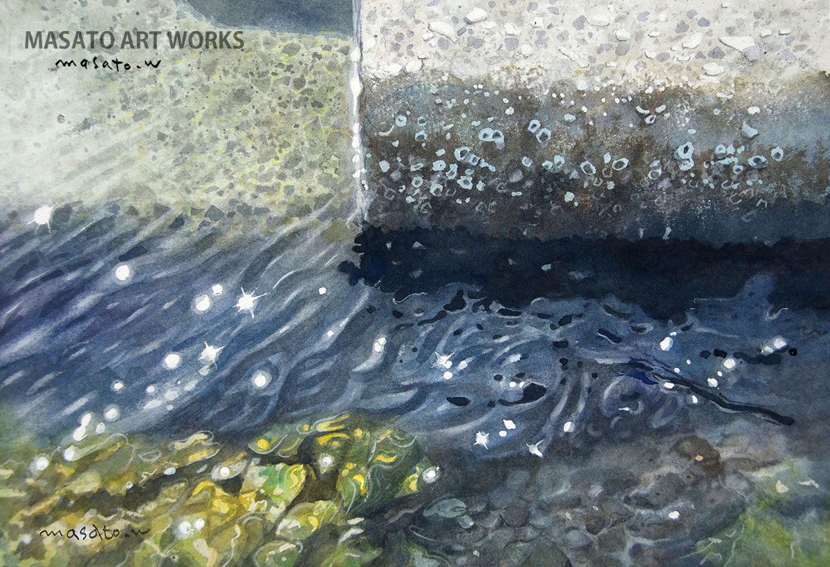 水の色 tweet media