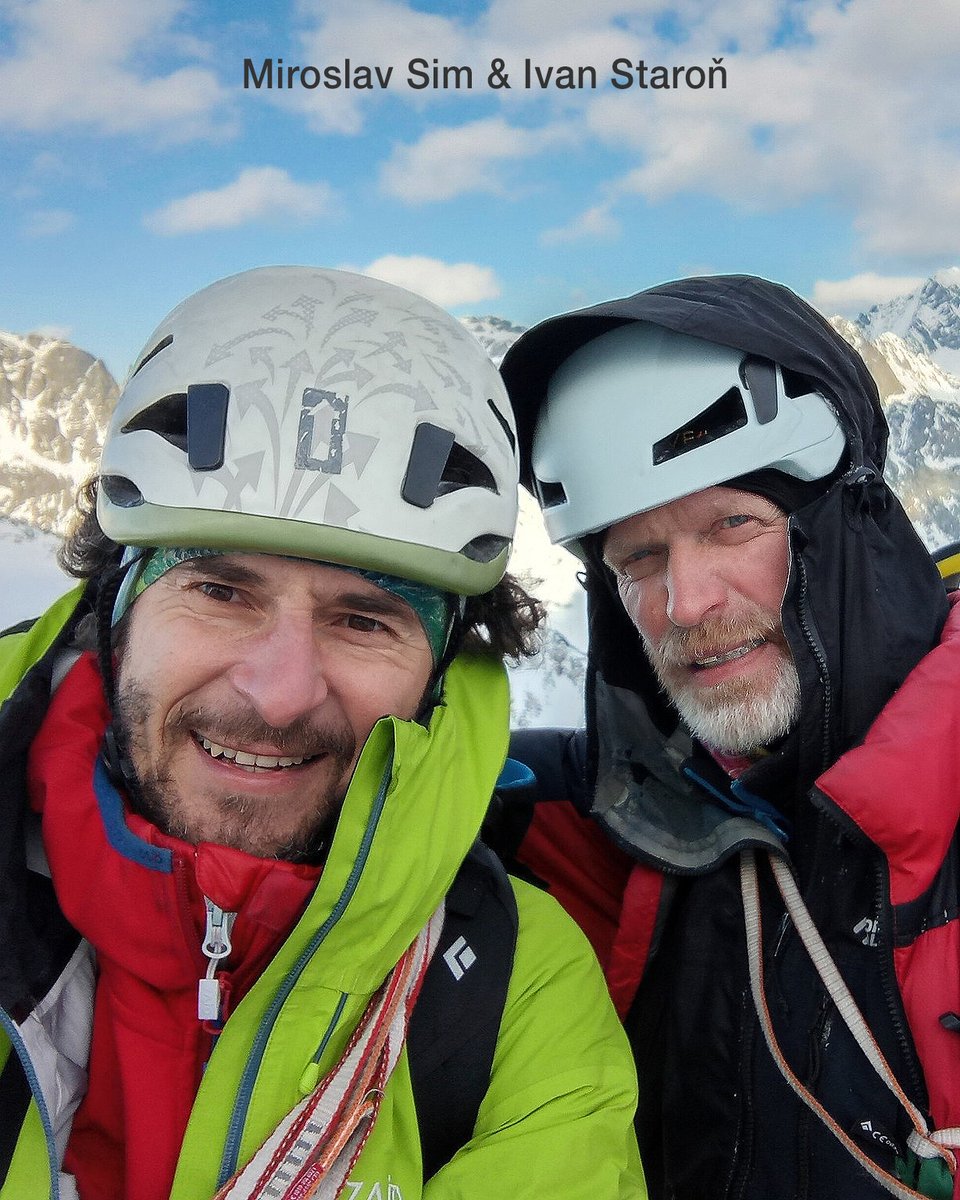 CarlosGarranzo's tweet image. Altos #Tatras eslovacos

Nueva ruta "Parohy" en la cara norte del Štrbské Štit (2385 m) por Miro Sim e Ivan Staroň.
📈  “Parohy”: 300m, M5+ A1, el 14.03.2026

Lee informe en SHS James👉 instagram.com/p/DV-v1RliiJq/