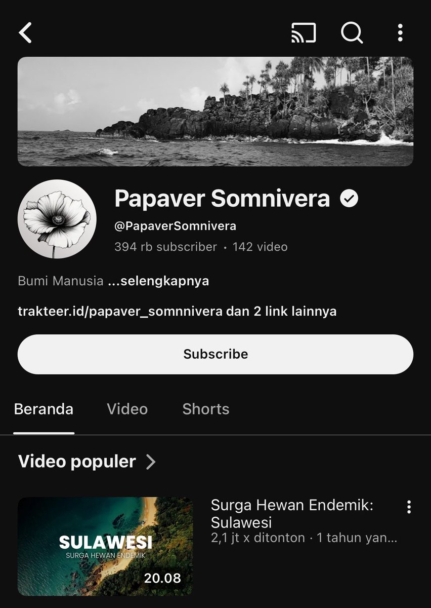 The_RedsIndo's tweet photo. Kreator konten yang menurutku underrated di TikTok dan YouTube. Bahasannya soal alam dengan kemasan yang sangat baik.

Voice over suara lembut, penjelasan yang runut dan mudah dipahami, footage yang mendukung dan tentu saja untuk satu konten dia menghabiskan riset panjang—yang akhirnya berakibat pada jarangnya mengunggah konten.

Tapi serius, coba kalian tonton kontennya. Berasa menjelajah nonton Nat Geo versi Indonesia.