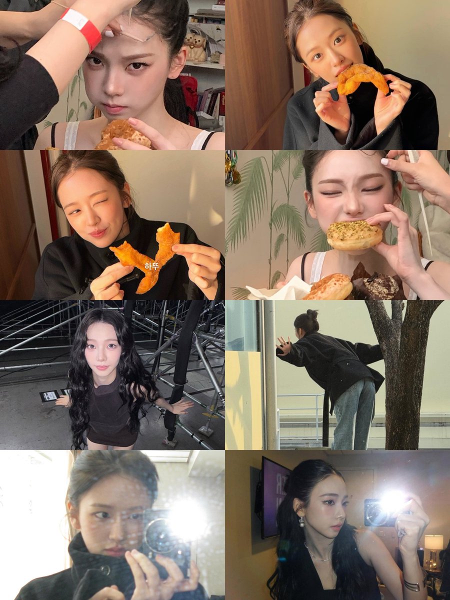 Karina: Right, this is the insta vibes, I mean 
Yujin: Ah, I feel proud

Well, did you two just match your pictures on purpose? I mean, I can def SEE IT😭😭