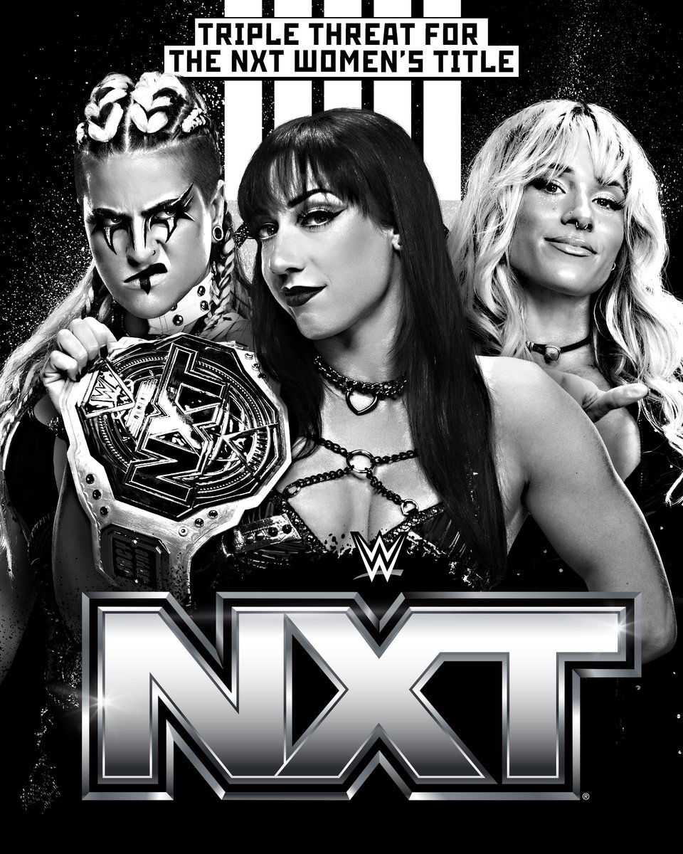 WWEItalia's tweet image. .@jacyjaynewwe metterà in palio l'NXT Women's Title contro @ZariaWWE_ e @SolRucaWWE in un Triple Threat Match STANOTTE a #WWENXT!

Non perderti il nuovo episodio dello show, live con commento in italiano, a partire dall'1:00 su @discoveryplusIT! #DiscoveryPlus