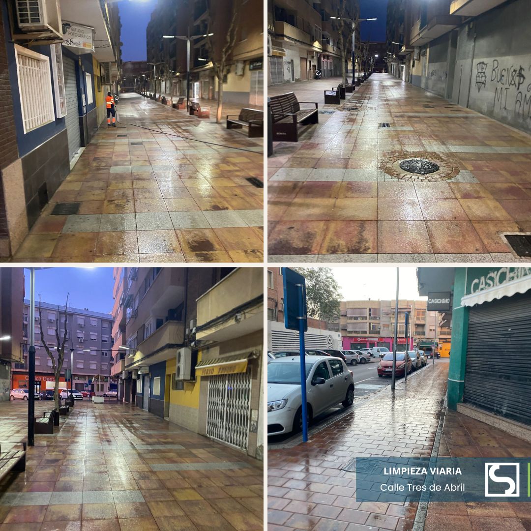 ¡Calles relucientes! ✨ Hoy estuvimos en Calle Tres de Abril y Molina de Aragón, limpiando y desinfectando cada rincón. 💦🧹

#Baldeo #Fregadora #LimpiezaViaria #MolinadeSegura
