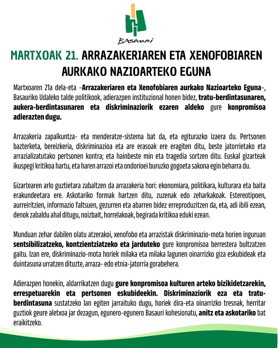 Basauriko Udala tweet media