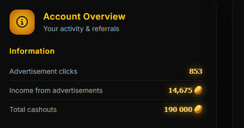 I recently joined nuggmi - a place where you can mine or collect coins with faucet, ptc and watching ads.

Already paid out 19 $. 

if you wanna test it for free - thx for using my link

nuggmi.com/ref/coinprince…