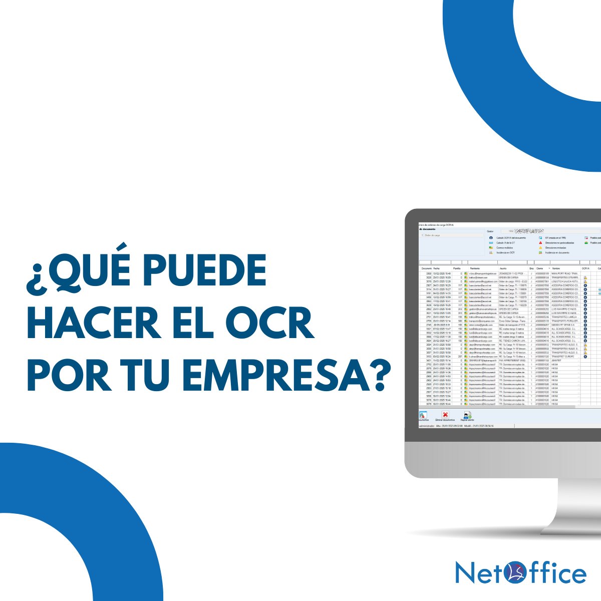 erpnetoffice's tweet photo. Convierte tu documentación en datos útiles al instante ➡️ https://t.co/e9R6XAUDMK

#Transporte #Logística #Digitalización #OCR #Innovación #GestiónDelTransporte https://t.co/qLKCWyBV05