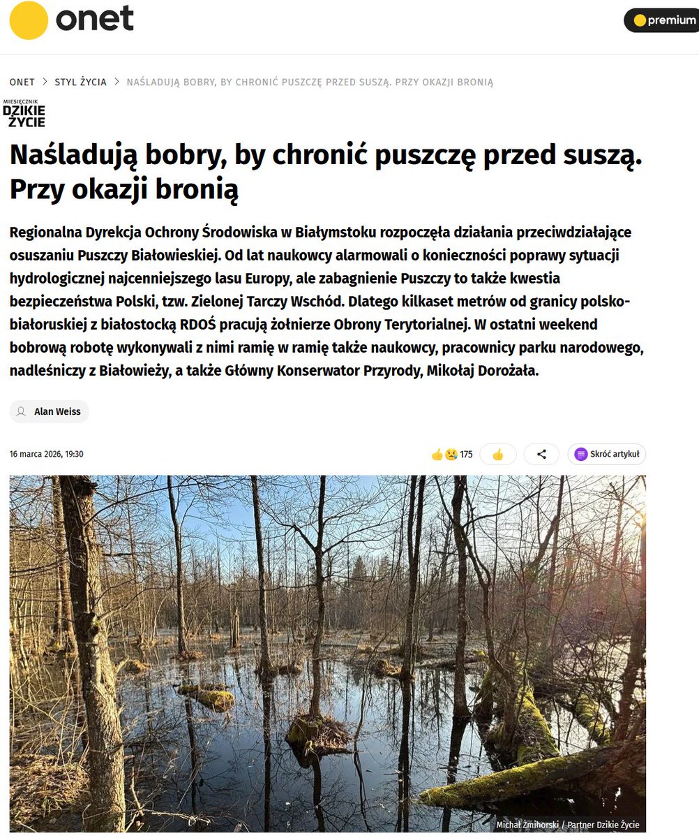Michał Żmihorski tweet media