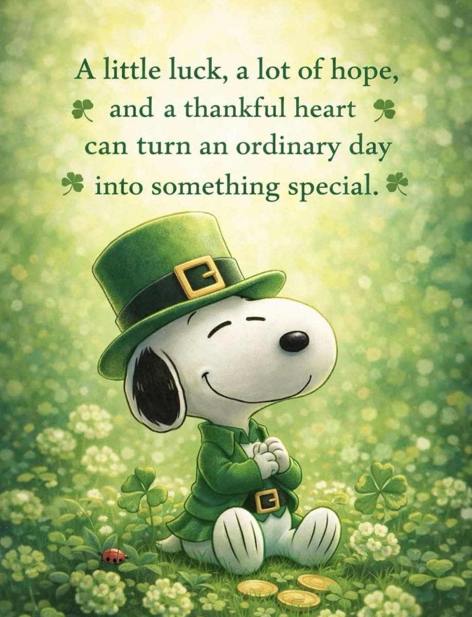 gratefuledu64's tweet image. Happy St. Patrick’s Day! 🍀☘️