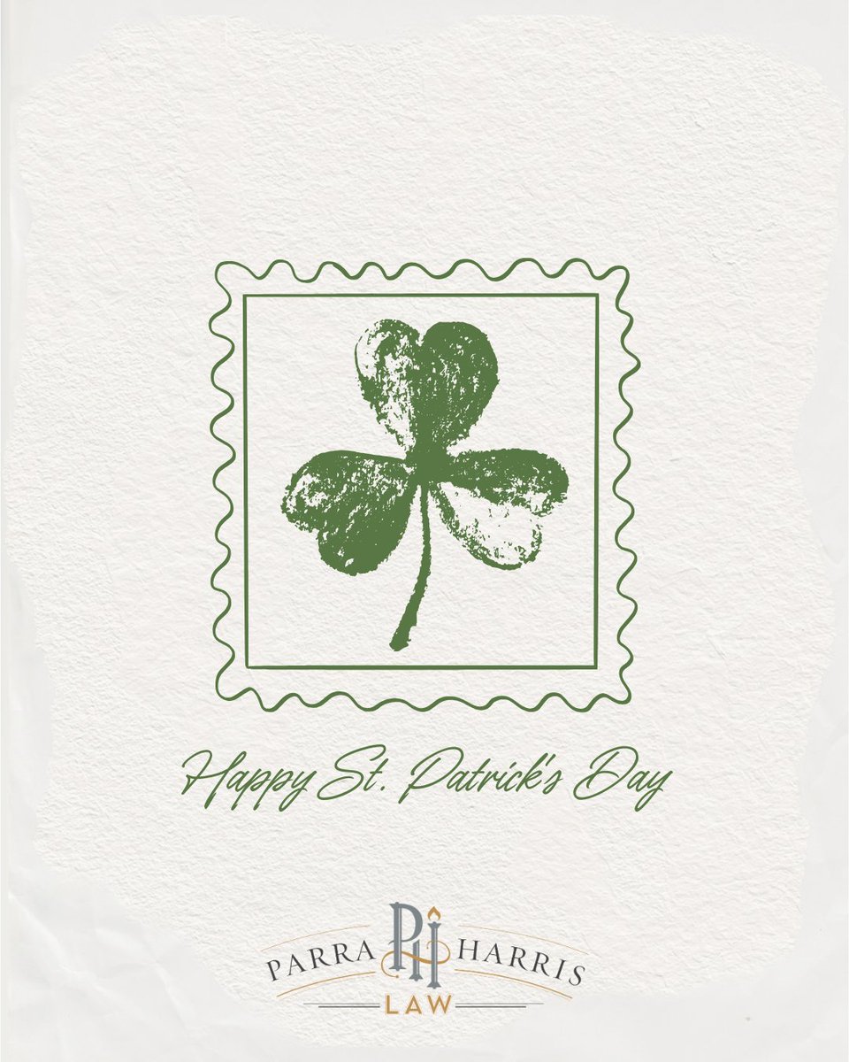When it comes to family matters, it’s not luck, but courage that gets you through. If you’re ready for clarity and confidence, schedule a consultation with us. Happy St. Patrick’s Day! 🍀 ParraHarrisLaw.com | 904-900-1617
#FamilyMatters #FamilyLaw #FloridaLaw #StPatricksDay