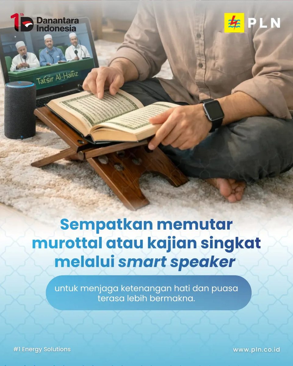 LilyUpdate1's tweet photo. Hi Electrizen, masih lancar puasanya?

Mintrik yakin setiap orang pasti punya tips andalan, biar puasa tetap fokus dan semangat.

Yuk, share tips versi Electrizen di kolom komentar. Siapa tahu bisa jadi inspirasi buat yang lain

#PLNUntukSemua #PLNUntukIndonesia https://t.co/UCXuzFSDNA